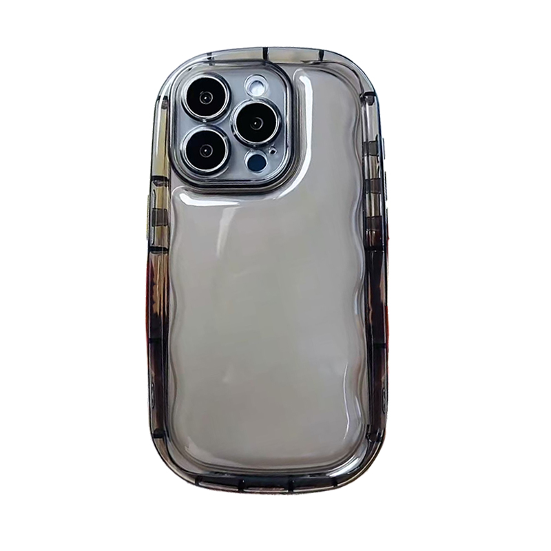 Custodia per telefono lucida a forma di sapone ovale di moda per iPhone 16 Pro Max 15 13 12 11 14 Plus Cover posteriore con cuscino d'aria antiurto in TPU morbido: Blu / Per iPhone 13 Pro