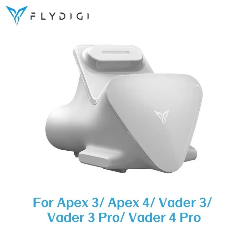 Flydigi Charger, apex 4 Vader 4 pro Charger, Game Controller Charge Dock Wireless Magnetic Charger Cradle: WHITE