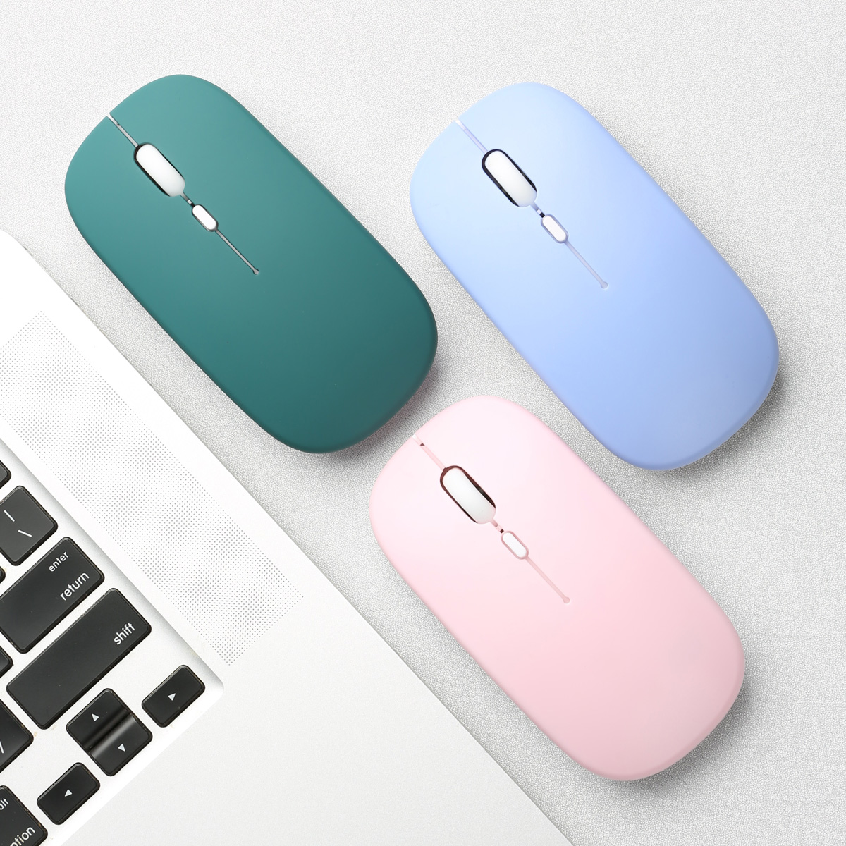 Bluetooth-Maus für Laptop (BT 5.0), Computer, Bluetooth-Maus, tragbare PC-Maus, Bluetooth, kompatibel mit Mac, MacBook Profi Luft
