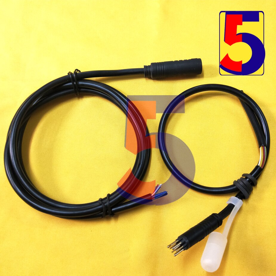 Ebike motor extend cable A Pair of 9 Pins Waterproof cable Male Female Extended Cable Bafang Motor AKM motor DC cable: A Pair 9 Pins
