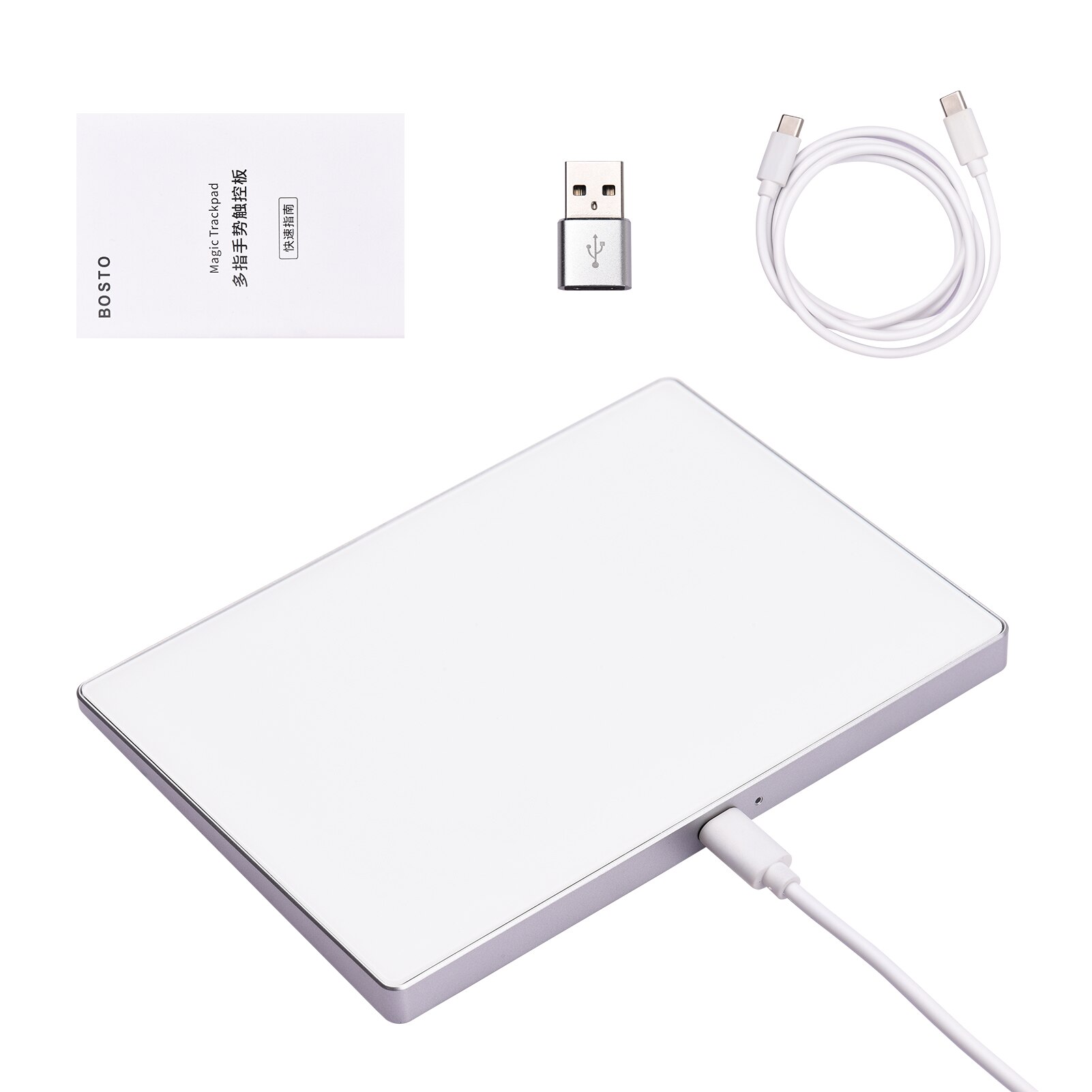 BOSTO Wired USB Touchpad Trackpad for Desktop Computer Laptop PC User Compatible with IOS System: Default Title