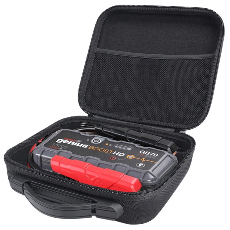 Eva-hartschalenkoffer für noco genius boost hd  gb70 2000 amp 12v ultrasafe lithium-starthilfe, reisetragetasche, schutzhülle