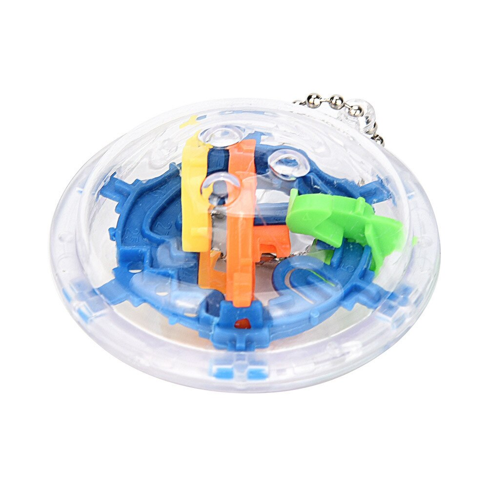 Mini Ball Maze Intellect 3d Puzzle Toy Balance Barrier Magic Labyrinth Spherical toys for children