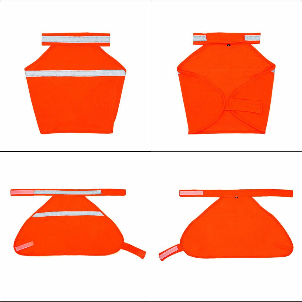 Chaleco reflectante para perros ropa de alta visibilidad pequeños perros grandes chalecos de seguridad arnés para senderismo al aire libre con garra