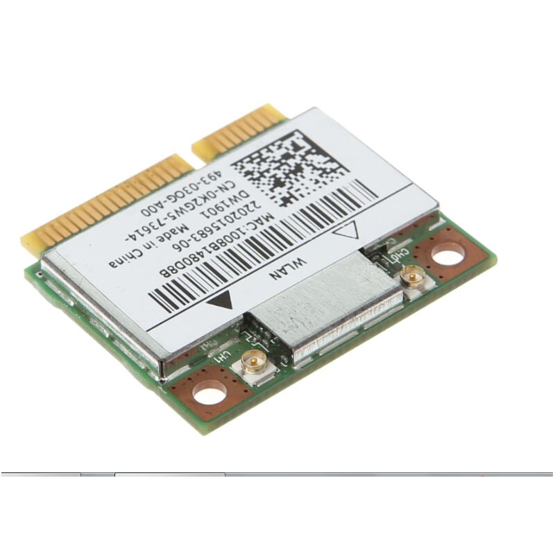 ORIGINAL DW1901 AR5B22 300 M sans fil Bluetooth + 4.0 2 mini carte demi-PCI-E