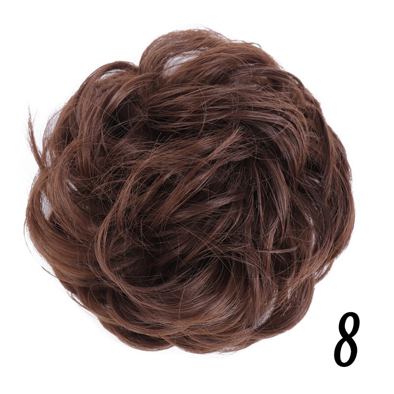 Xuanguang Rommelig Haarstukjes Voor Vrouwen Knot Elastische Chouchou Bun Opgestoken Donut Krullend Haar Touw: 8