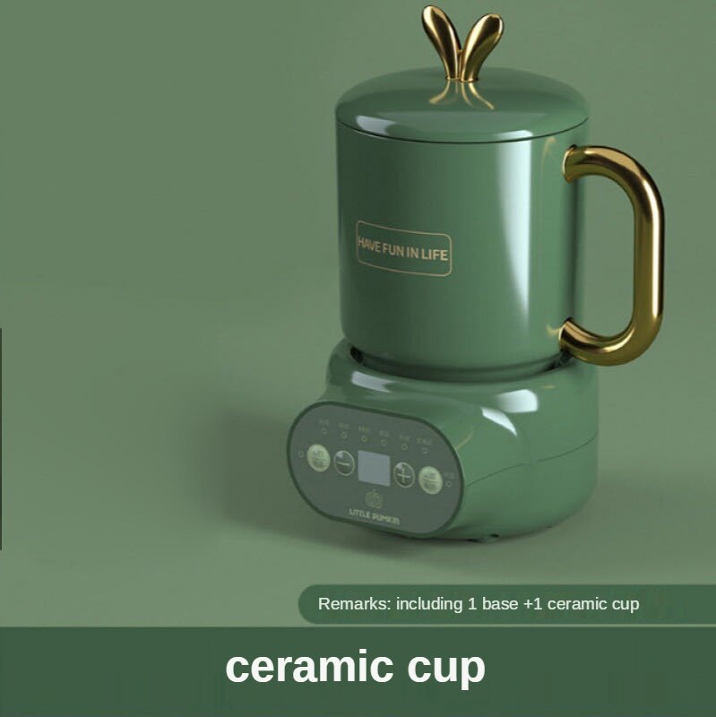 Mini cerâmica/vidro chaleira elétrica multifuncional reserva de controle temperatura pote saúde eletrodomésticos thermo pot bule: Ceramics