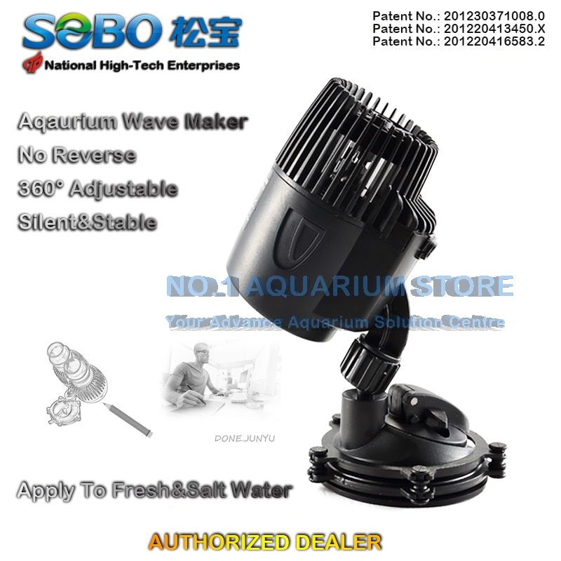 Sobo bølge maker akvarium fisketank powerhead pumpe marine rev korall filter sirkulasjon sugefeste fisk autorisert forhandler