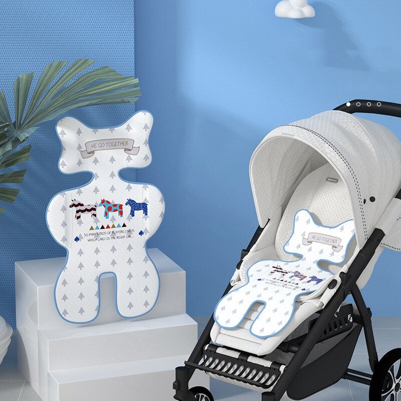 Baby Sommer Kinderwagen matt Atmungs Kinderwagen Kühlung Pad Kleinkind Kinderwagen Zubehör Eis Seide Sitz Pad Kleinkind Warenkorb Matratze