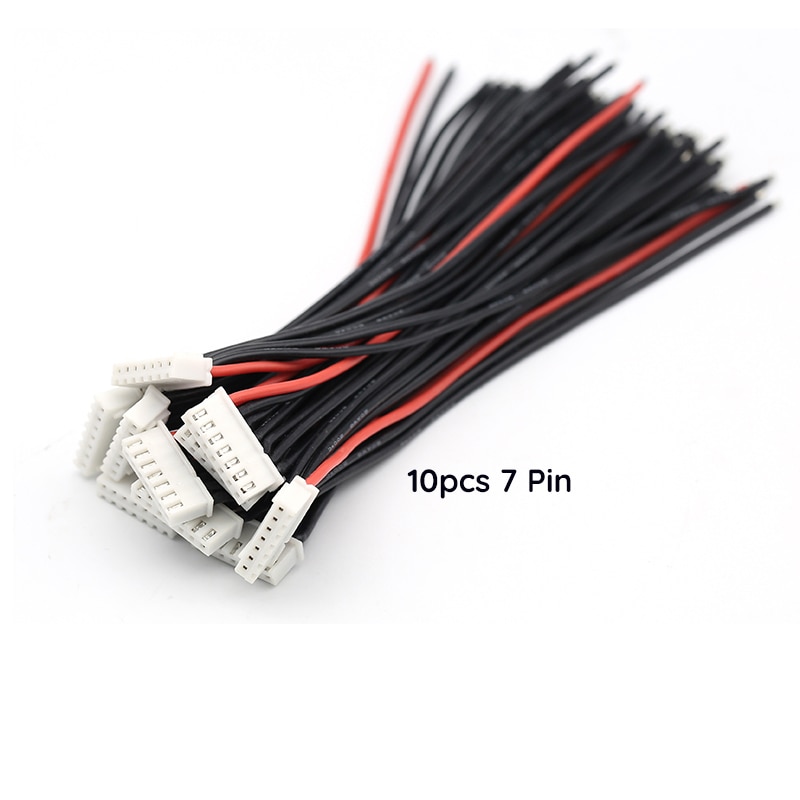 10pcs/lot 2S 3S 4S 6S 8S 9S Lipo Battery Balance Charger Cable IMAX B6 Connector Plug Wire