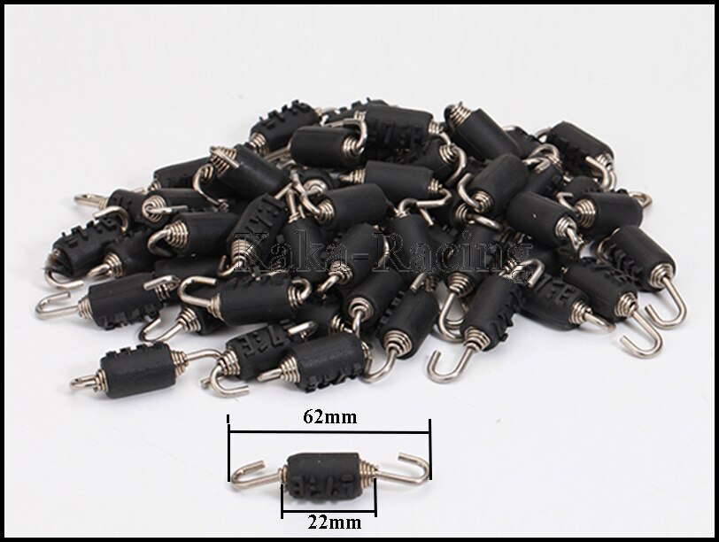 Universal de escape de la motocicleta Yoshimura primavera gancho moto accesorios para Scooter de acero inoxidable negro de silicona Springs ganchos