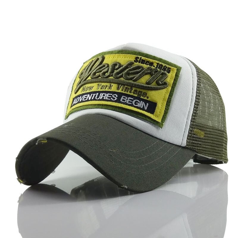 Canze western-baseballkappe, waschbarer hut, herren- und damen-baseballkappe, outdoor-sport-sonnenhut: Weiß