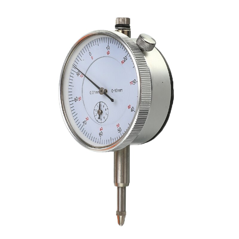 Dial Indicator 0-10mm/0.01mm Dial Accuracy Indicator Gauge Micrometer High Precision Concentricity Measurement Instrument Tools