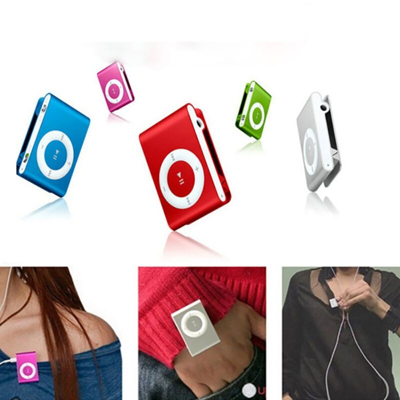 Music Player Mobile Sport Player Flash Drive For Windows 2000/XP Colorful Slim MP3 USB 2.0 3.5mm Rechargeable TF Card Reader