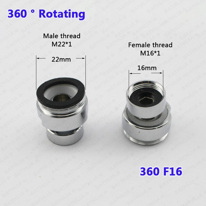 Adaptateur de robinet pivotant en laiton mâle M24 | 360 degrés adaptateur de robinet réglable, adaptateur de robinet de cuisine, taille adaptateur pivotant: 360F16