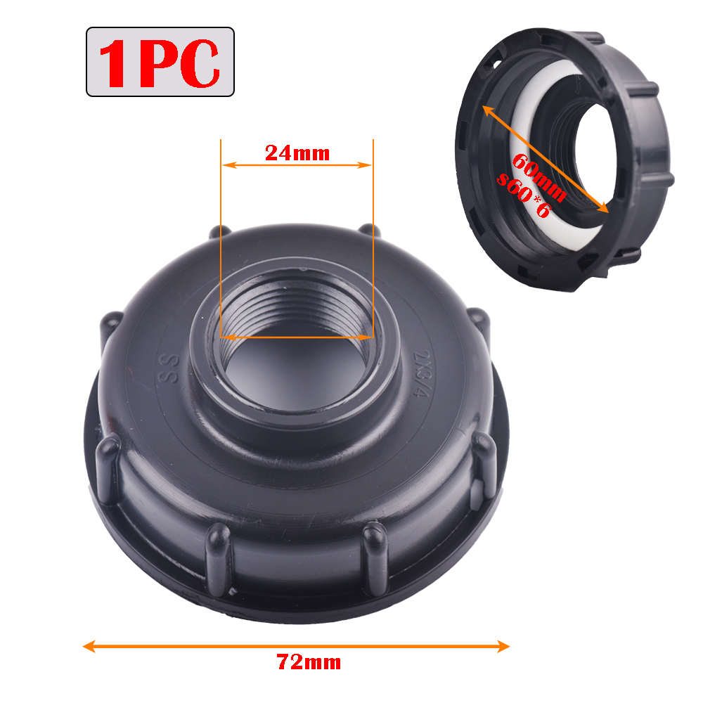 1/2" 3/4" 1" Female Thread IBC Tank Adapter Water Tap Connectors Valve Replacement Fittings Garden Agriculture Irrigation Tools: B