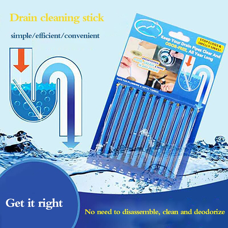Pipe Cleaning Stok Huishoudelijke Drain Cleaner Sticks Voor Afvoerpijp Cleaning Stick