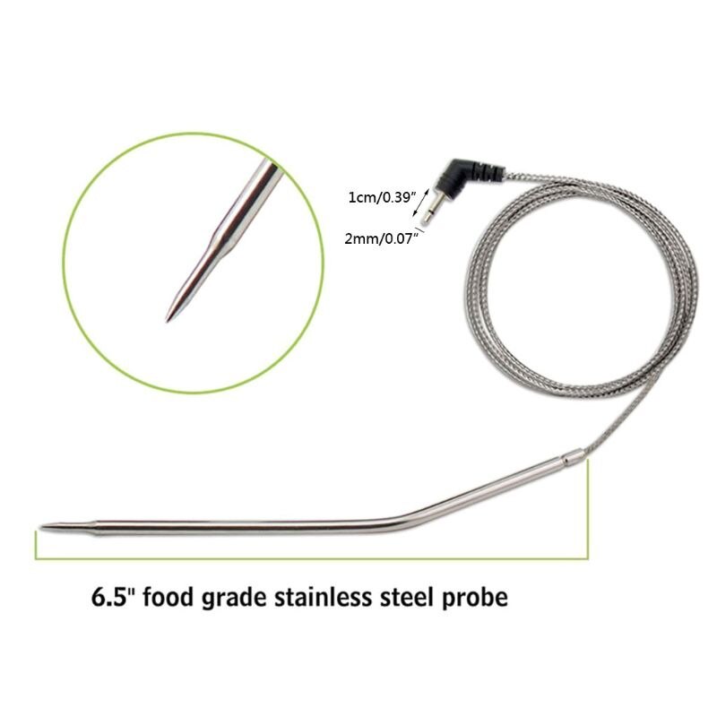 Waterproof Thermometer Hybrid Probe Replacement for Thermopro Wireless Remote Digital Cooking Food Meat Thermometer