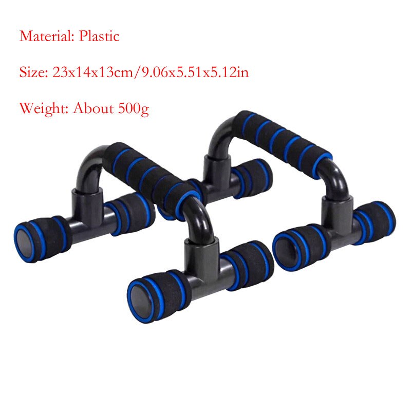Fitness Exercise Tool 1 Set Push Up Rack Board 9 in 1 Body Building Board System Comprehensive Training Gym Body Training: type D blue