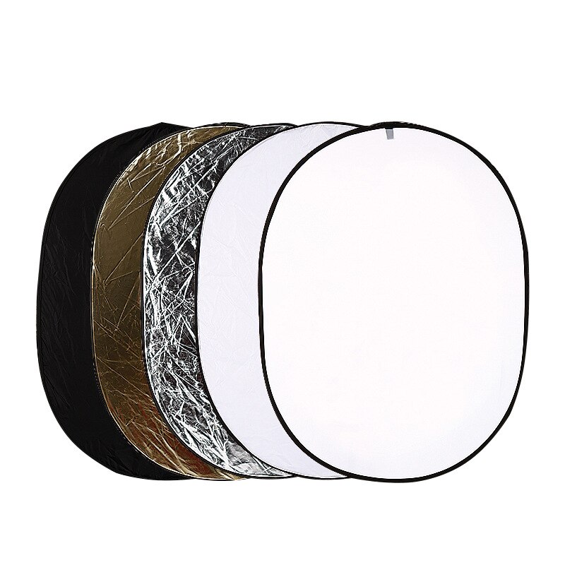 Oval Five-in-one Reflector Soft Light Plate Photography Fill Light Background Light Barrier Foldable Package