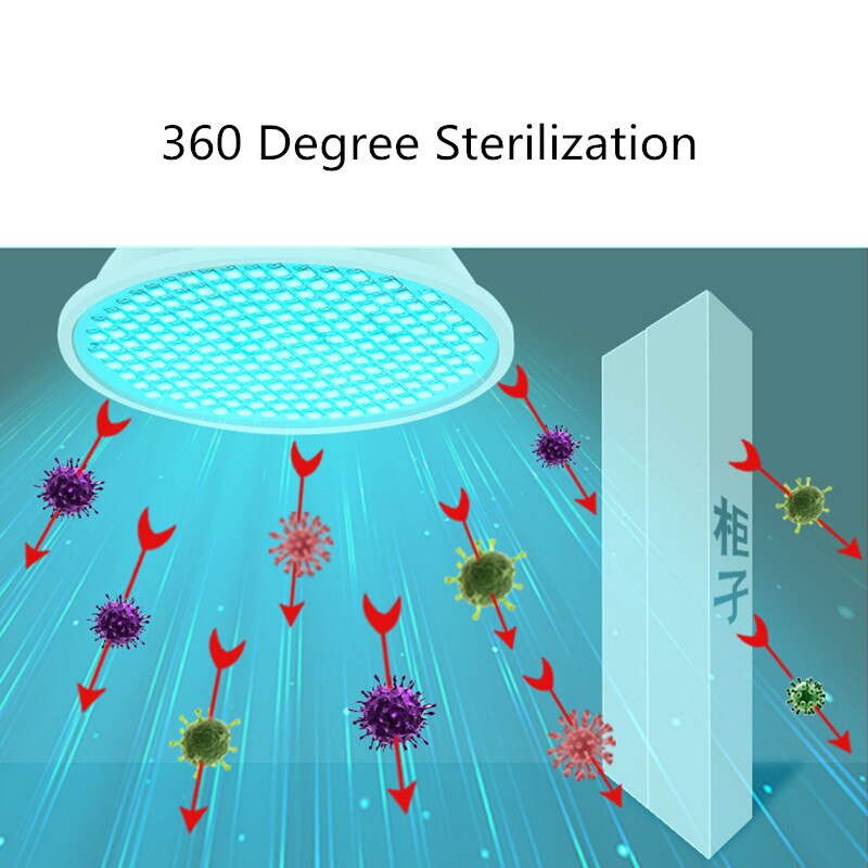 390nm UV lampe germicide E27 Ultraviolet UVC lumière ampoule de maïs désinfection lampe stérilisation LED lumières maison propre tuer les acariens