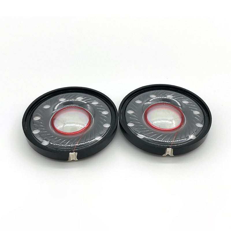 2 Stuks Transparant 40Mm 32 Ohm Diy Hoofdtelefoon Speaker Unit Full Range Magnetische Vervanging Luidspreker Driver