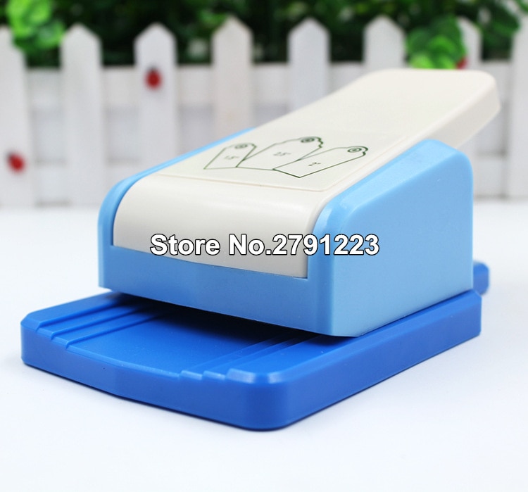 Punch tag top punch straight 1.5,2 or 2.5 inch tag paper punches for scrapbooking craft perfurador diy puncher