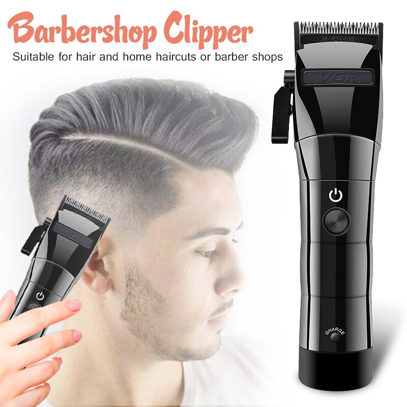 men zero-gappedbarbershop Cordless Digital Hair Trimmer Rechargeable hair clipper close-cutting 0mm t-blade baldheaded outliner