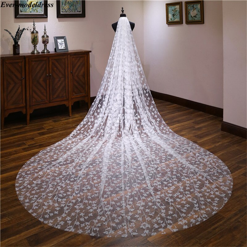 Jahrgang Elfenbein Champagner Lange Braut Schleier Mit Kamm funkeln Eine Schicht Hochzeit Schleier Schnittkante Hochzeit Zubehör Schleier Mariage