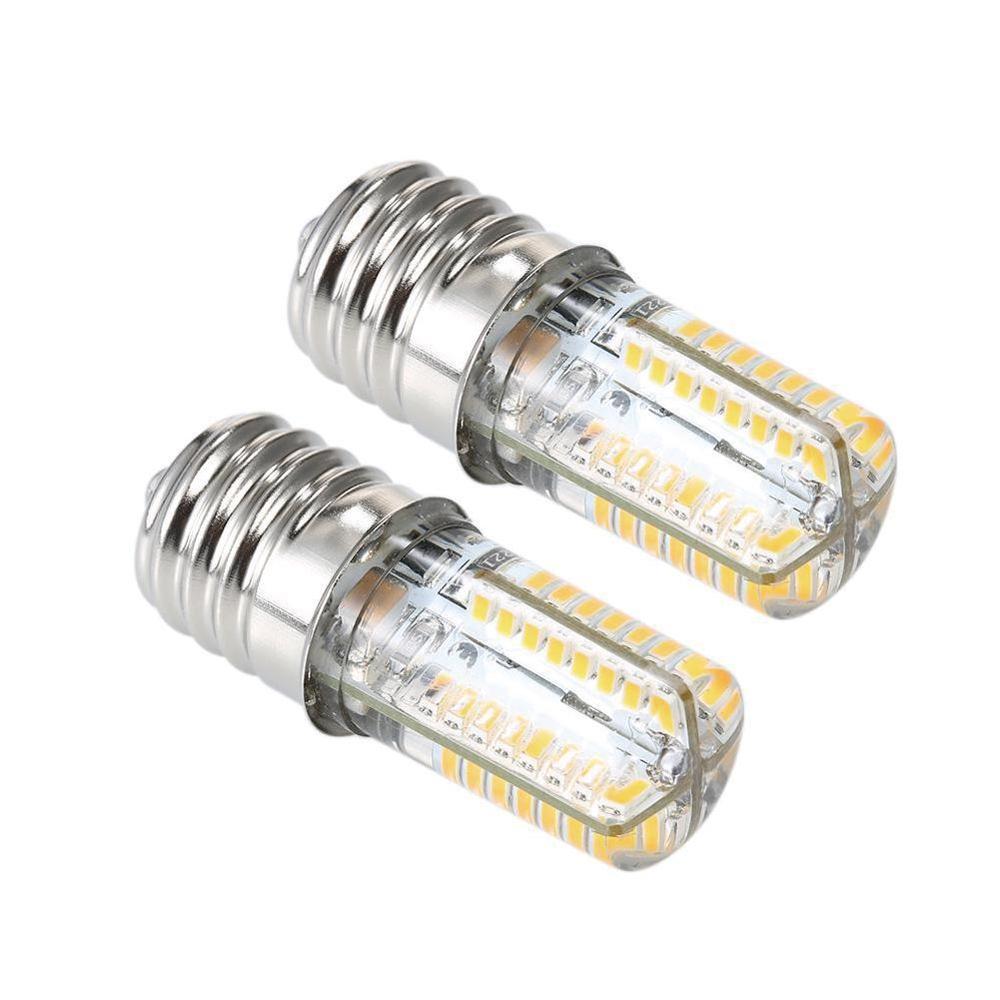 1pc e17 ledet-pærer i mikrobølgeovn 4 watt 6000k hvite dagslyspærer  ac110-130v