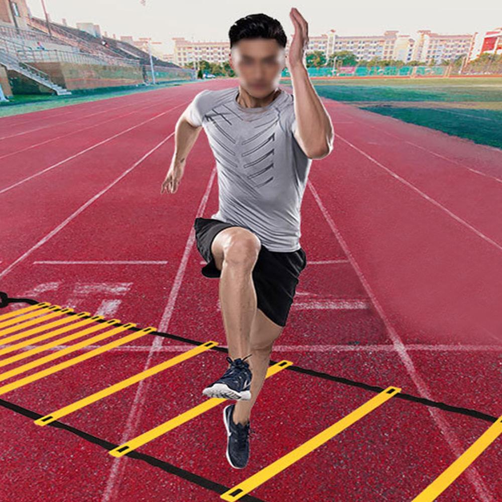 Speed Training Ladders Set Speed Agility Training Kit Resistance Umbrella Agile Ladder for Fitness Football Speed Ladder Trainer