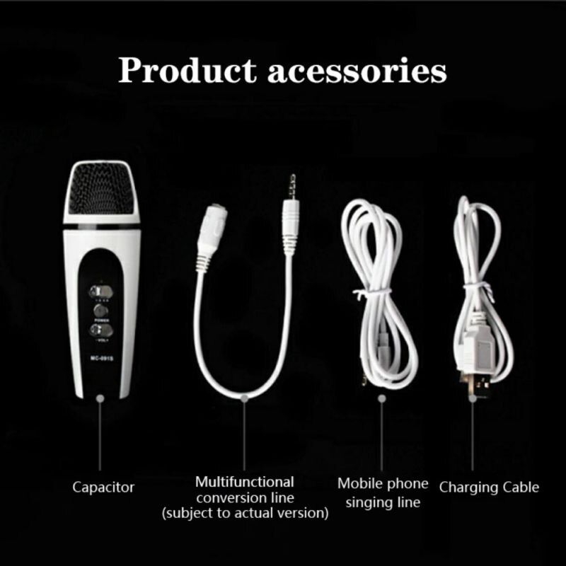 Short Video Live Condenser Microphone Special Microphone Mobile Phone Singing Microphone Entertainment # 22