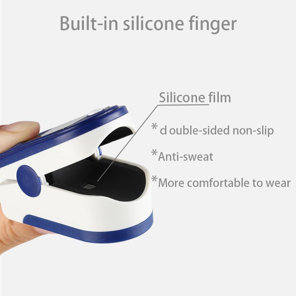 Blood Oxygen Monitor Finger Pulse Oximeter Oxygen Saturation Monitor Pressure Pulse Heart Rate Monitor