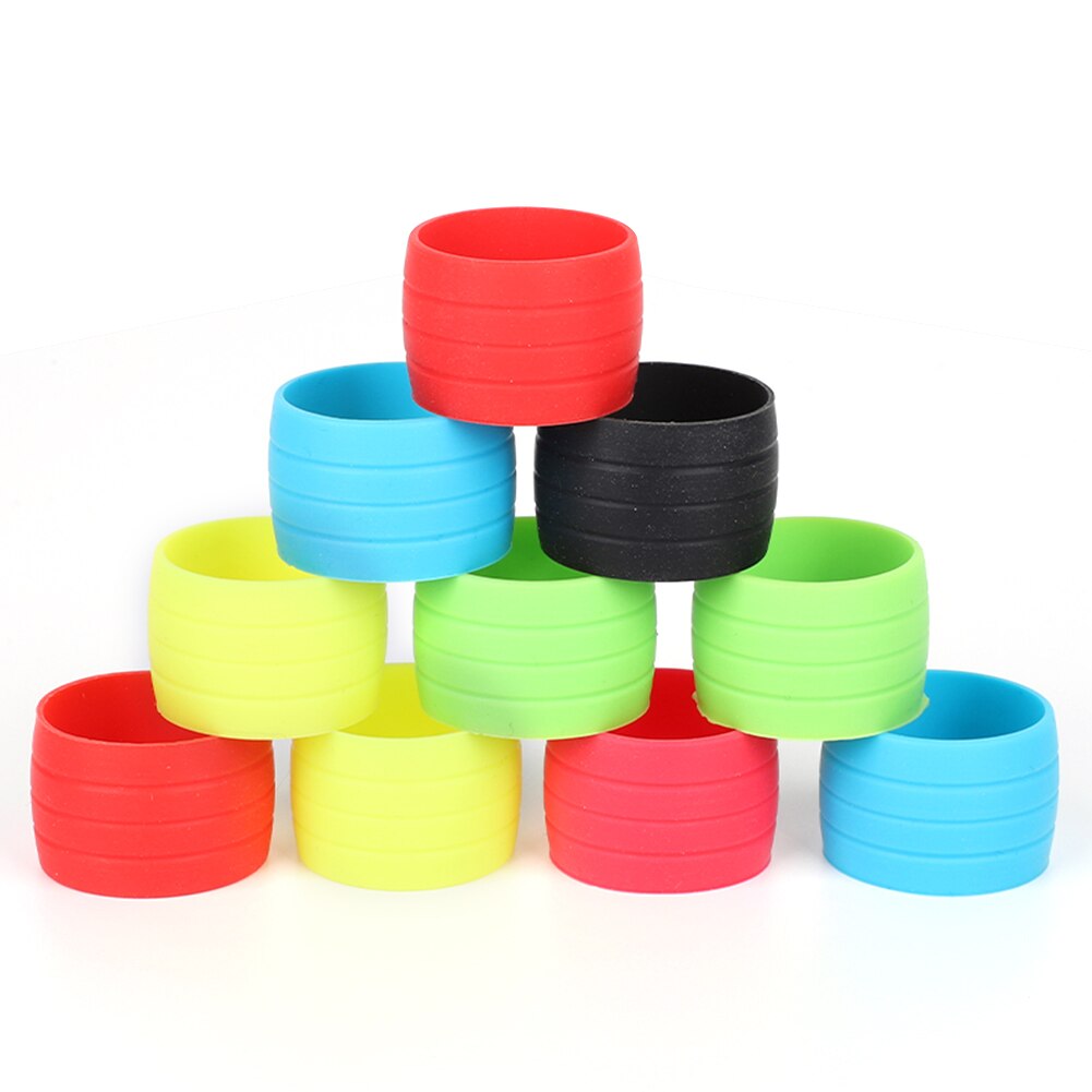 1 paire de bouchons en Silicone pour guidon de vélo, antidérapant, anneau fixe, accessoires de bicyclette, 6 couleurs