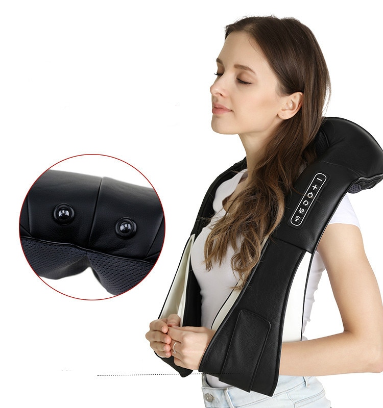 electrical shiatsu massager neck massage device electric back shoulder belt massages roller machine