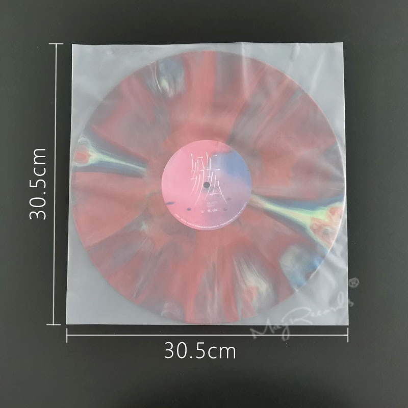 50 Clear Anti-Statische 3 Mil Plastic Vinyl Record Innerlijke Mouwen Voor 12 &#39;&#39;Lp Ld: 50PCS Square