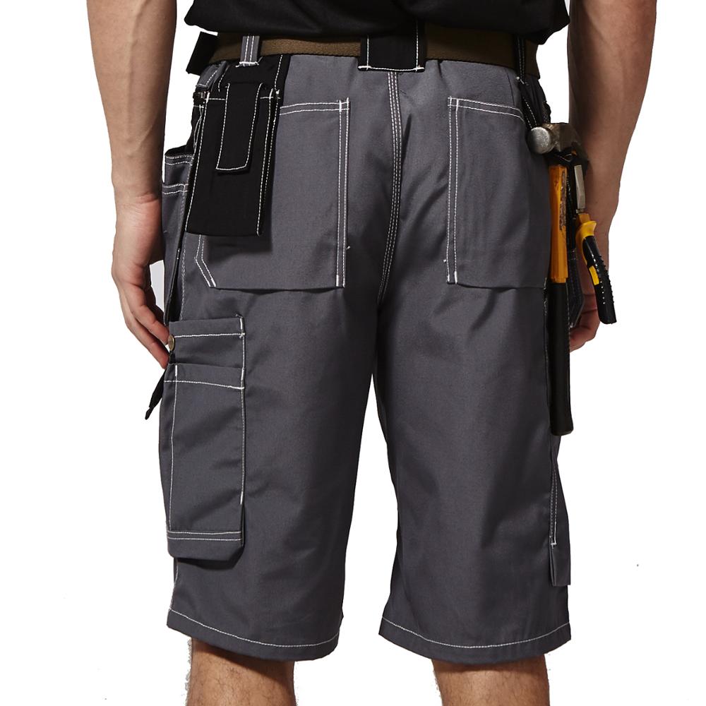 Summer Work Shorts For Men Utility Pockets Work Pants Workwear Trousers