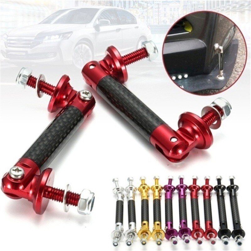 Uniwersalny regulowany 200MM wyścigi przedni spojler zderzaka rozdzielacz pręt rozpora spinka robić krawata Pomoc zestaw przedni zderzak