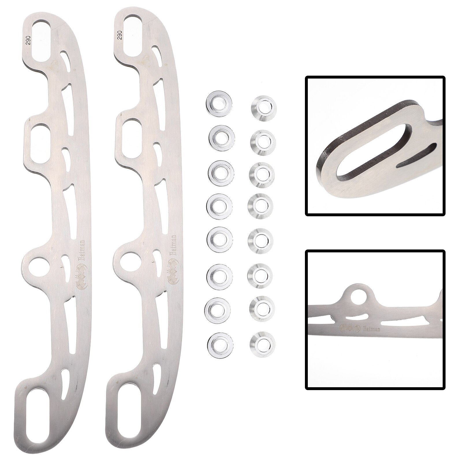 1 Set Metal Skating Blades Skating Shoes Blades Replaceable Skating Blades