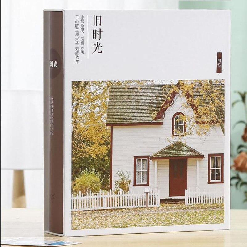 5-Inch Minimalist Photo Albums 200Pcs Large Capacity Interstitial Family Photo Album Children Growth Album Plastic Photo Album: color 12