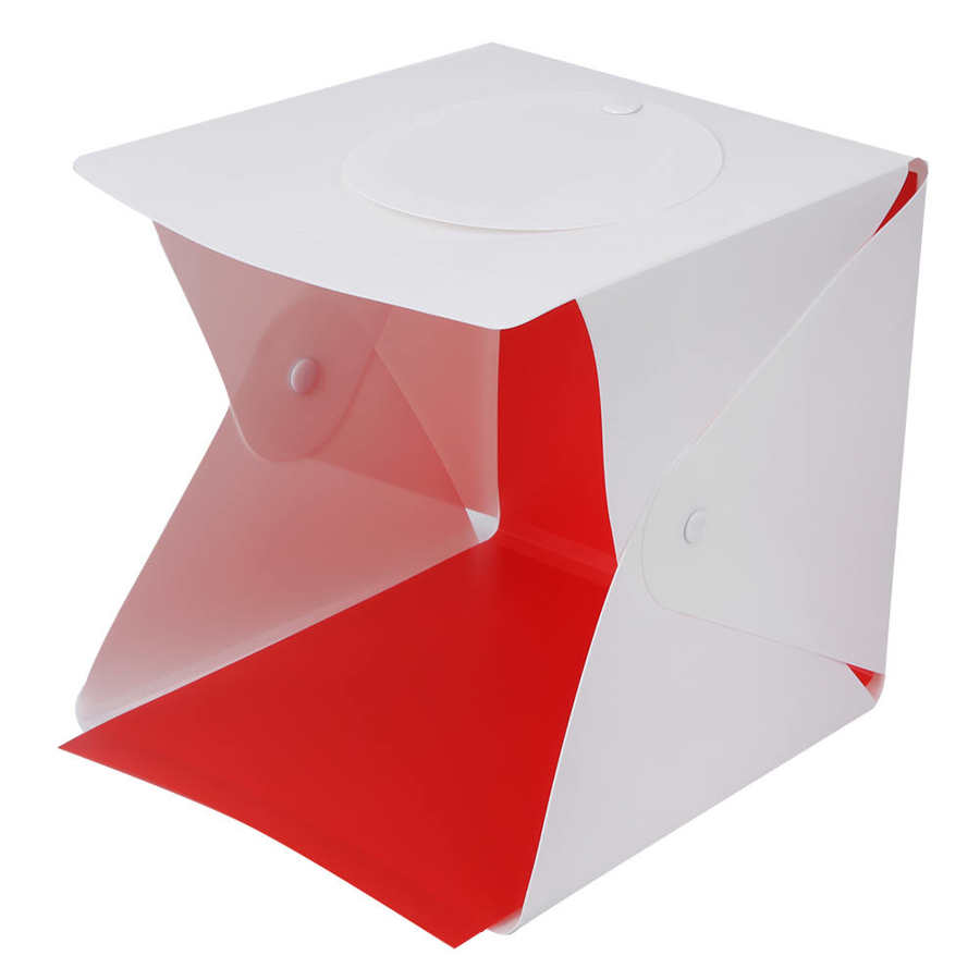 Mini Ring Light Folding Lightbox Photo Box LED Photography Studio Camera Shooting Tent light box