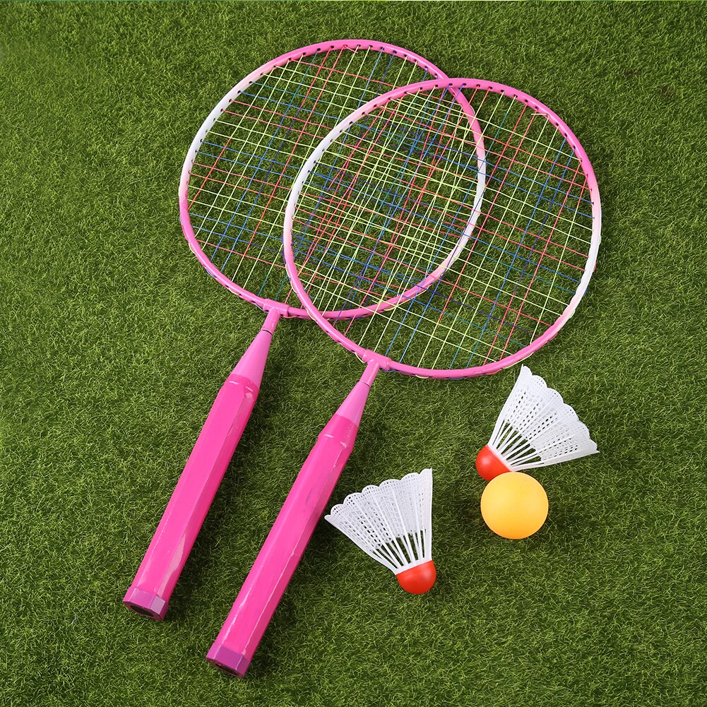 Raquetas de bádminton profesionales para niños, juego de interior y exterior, juego de raqueta, deportes, raqueta de Bádminton