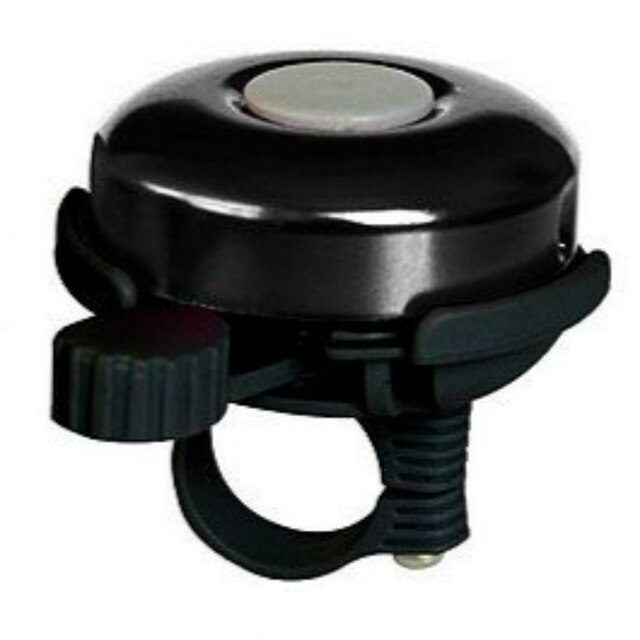 Timbre de bicicleta nueva campana bicicleta de montaña alarma de manillar anillo de bocina de Metal para bicicleta, accesorios de ciclismo, anillo de campana de bicicleta de seguridad: black