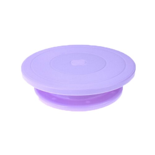 Plastic Clay Pottery Sculpture Rotating Turntable Practical Rotation Rotary Plate Decorating Tools Accessaries DIY: Purple
