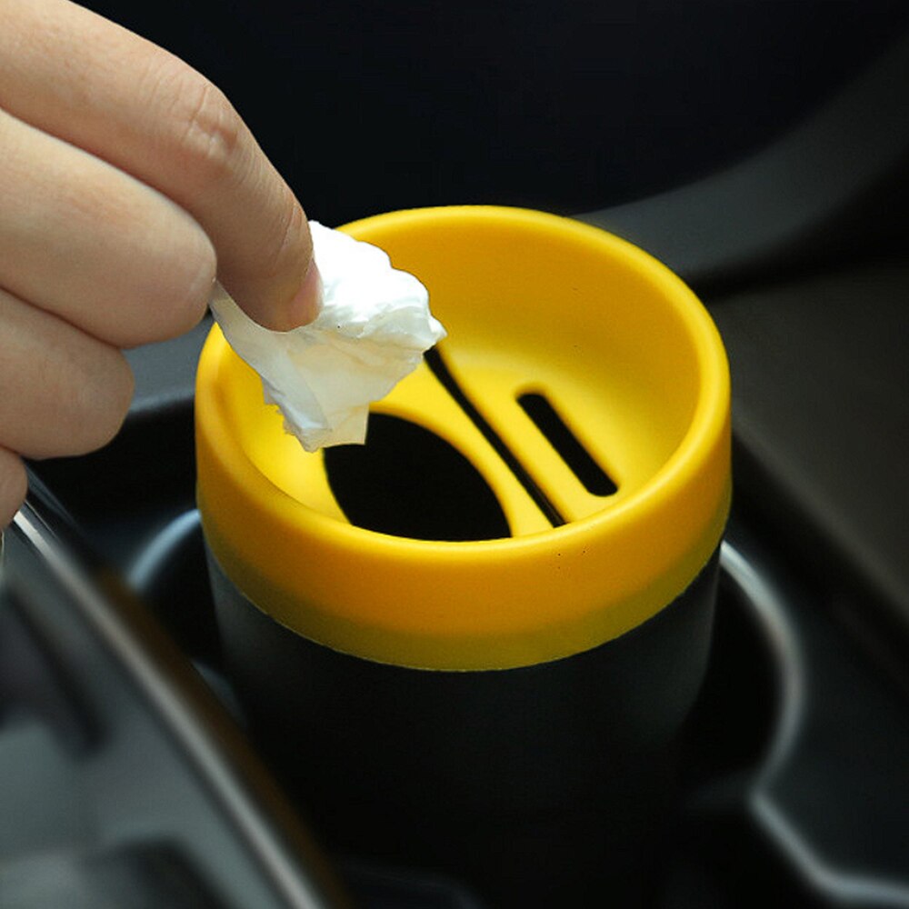 Car Trash Organzier Bucket Storage Bucket Tissues Box Coin Collector Card Slot Garbage Can Holder Trash Bin Garbage Bag