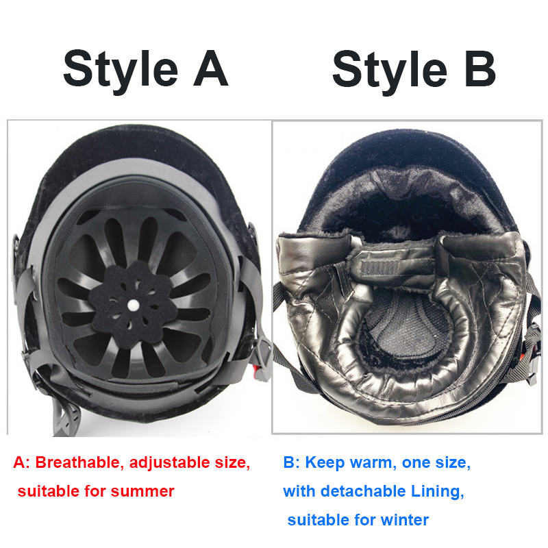 Classical Velvet Adjustable Adult Equestrian Helmet 54-61cm Horse Riding Sports Helmet Riding Cap Equestrian Body Protectors