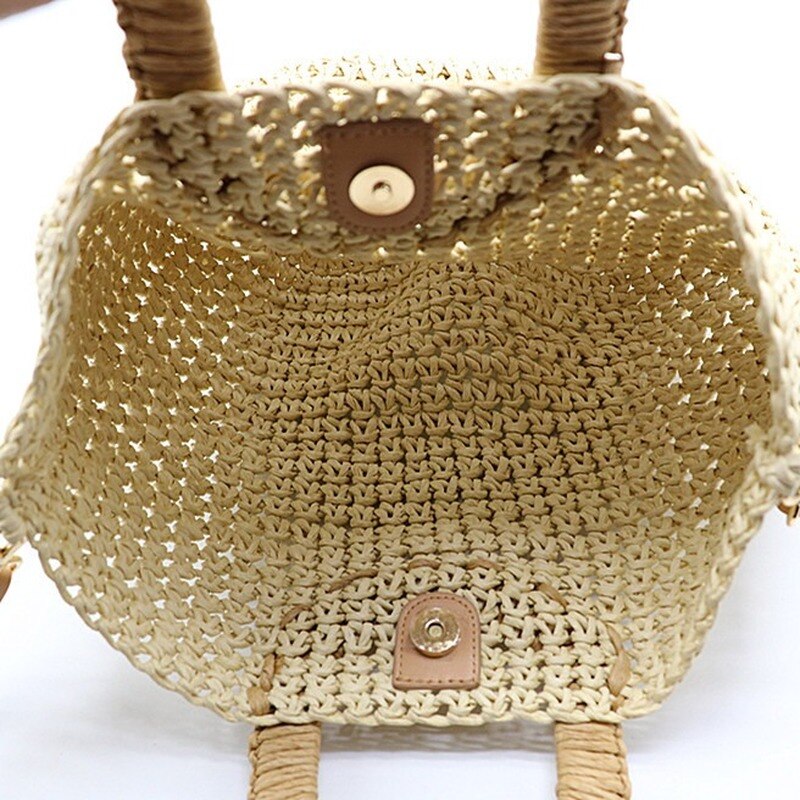 Neue beliebte frauen stroh tasche papier schultern hand-woven tasche kunst und hobby karte woven tasche strand tasche