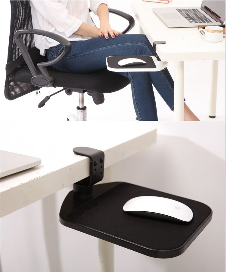 Desktop Mouse Tray Mouse/ keyboard Support Bracket Extension Board to Extend The Desktop Adjustable