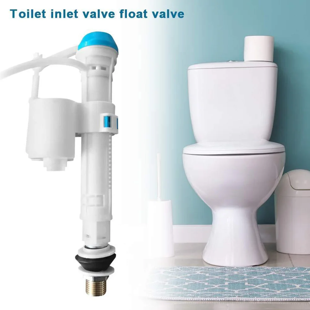 1/2in Bottom Entry Toilet Fill Valve Cistern Fittings Adjustable Float Filling Valves Household Toilet Cistern Fill Valve Acces