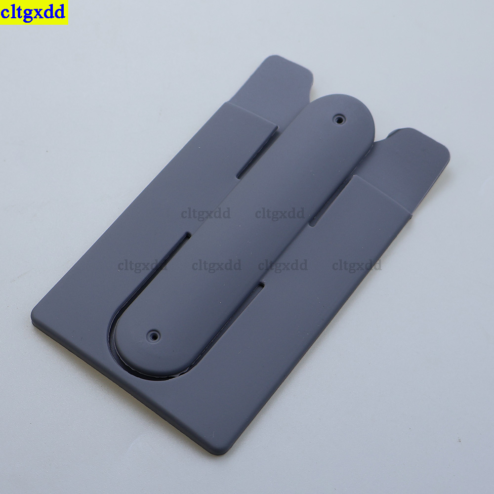 Cltgxdd 1 peça titular do cartão de telefone preguiçoso elástico silicone id do telefone titular do cartão de crédito adesivo universal carteira titular do cartão: Rosa